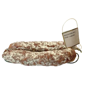 Saucisson pur porc à la viande de canard de qualité, 150g, saveurs du terroir