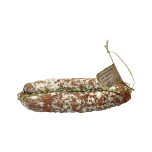 Saucisson sec pur porc relevé au piment d'Espelette, 150g, goût intense