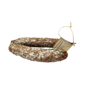 Saucisson pur porc et viande de sanglier sauvage, 150g, caractère rustique