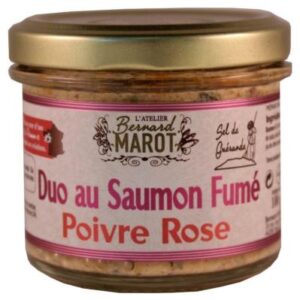 Tartinable de poissons Saumon fumé au Poivre rose Sel de Guérande