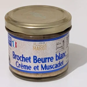 pot de tartinable de brochet au beurre blanc