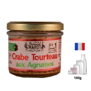 Tartinable de poissons Crabe Tourteau aux Agrumes