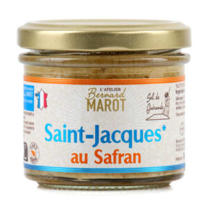 Tartinable de poissons Saint Jacques au Safran